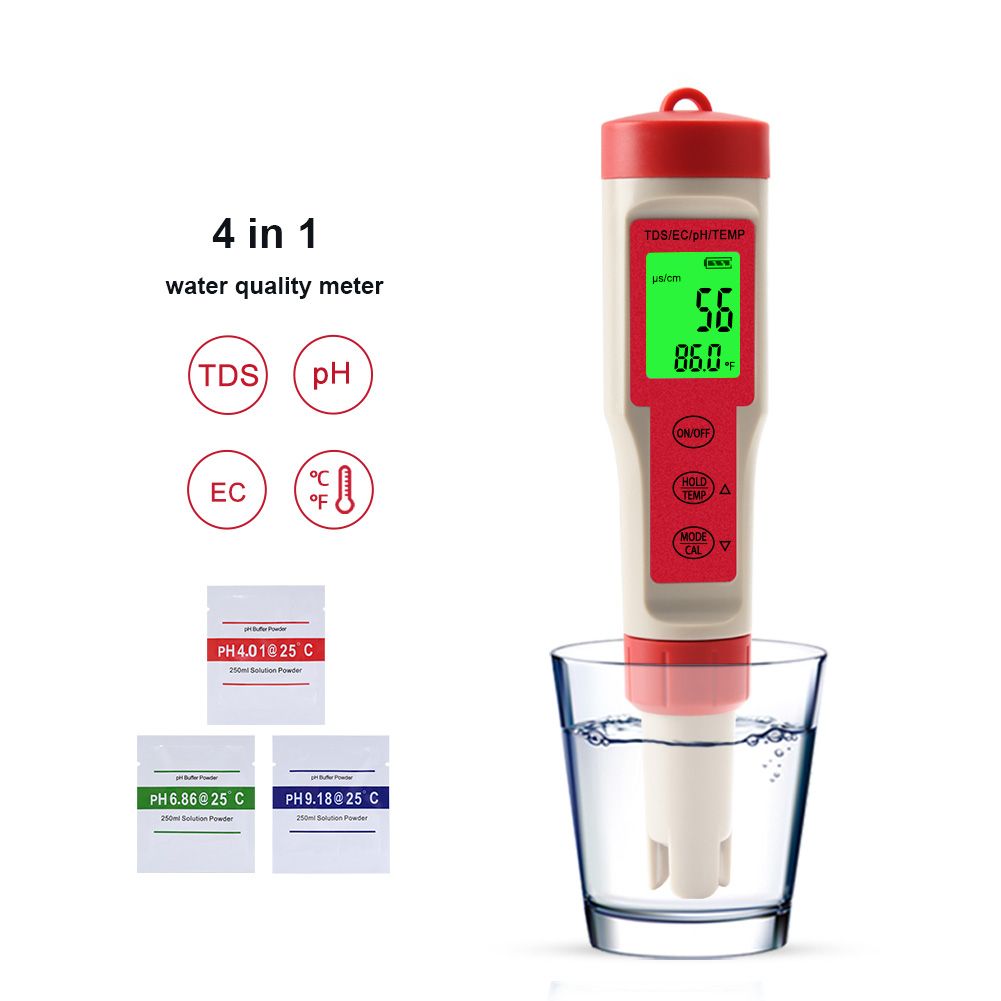 PHTDSECTemperature Digital Meter Meter Water PH EC Yieryi