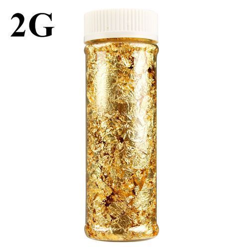 2PCS Edible Grade Genuine Gold Leaf ForCake