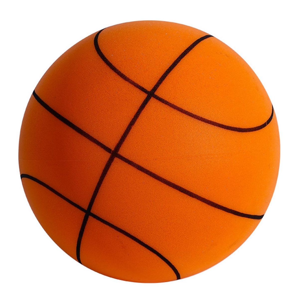 Silent Basketball Toy Kids Silent Bounce Ball Orange