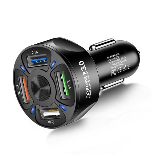 Car Charger Adapter - 4 in 1 - 35W