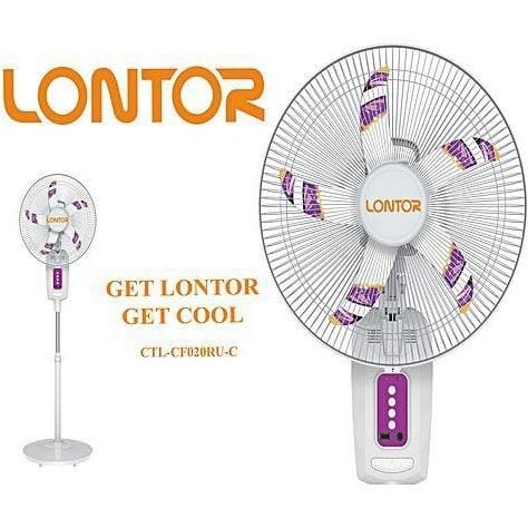 16 Inches Rechargeable Standing Fan