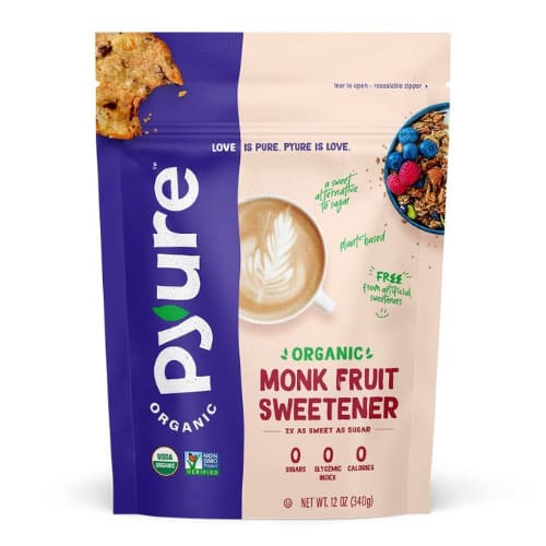 Monk Fruit Sweetener 340g 12oz Granulated White Sugar