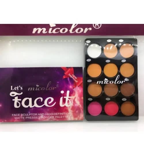Micolor Face Sculptor And High-definition Matte Pressed Powder Palette