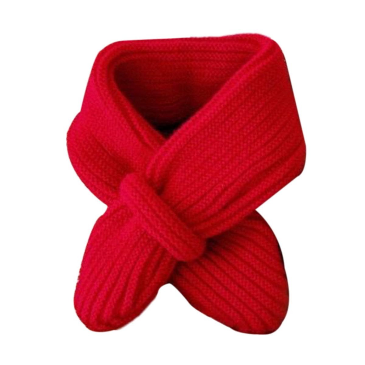 Warm Neck Wrap Cozykidz Knitted Neck Warmer Soft Warm for Winter Red