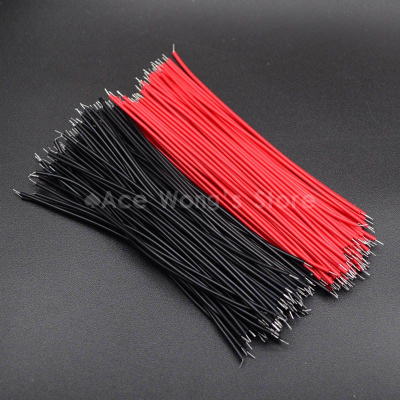 100pcs Breadboard Cable Wires Tinned 24AWG 26AWG 10cm