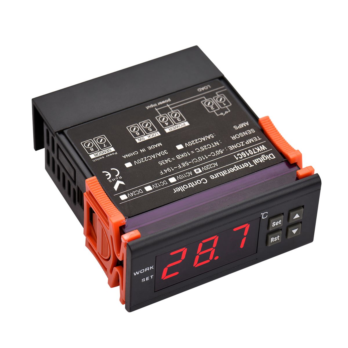 5A Digital Temperature Controller WK7016C1 Intelligent
