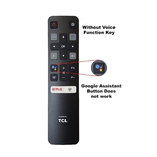 Tv Remote For Tcl Android - Smart - Led With Netflix & Without Voice Function