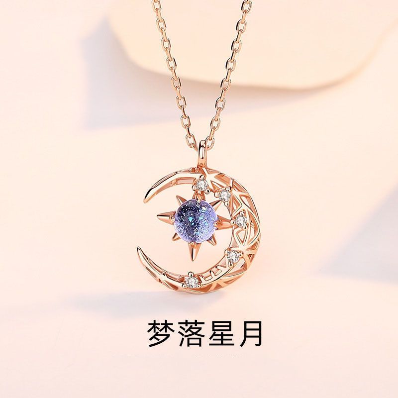 Dream Fall Star Moon Senior Sense Gift Necklace