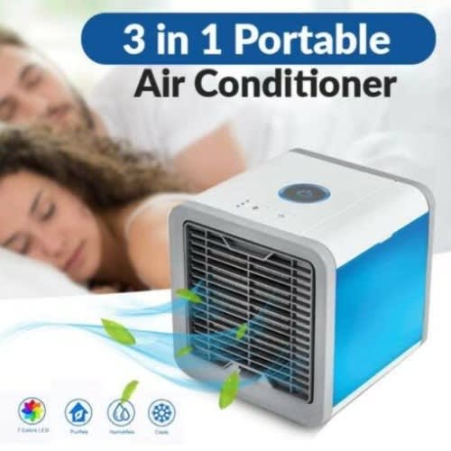 3 In 1 Air Cooler Arctic Air Conditioner With Soothing 7 Colors Led Light Humidifier