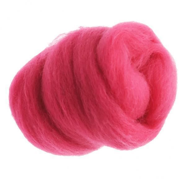 3-5pack 10g Handmade  Fibre Roving For  Felting Materials Red
