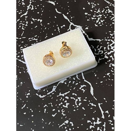 Gold Iced Luxury Men's Stud Magnetic Punk Earrings