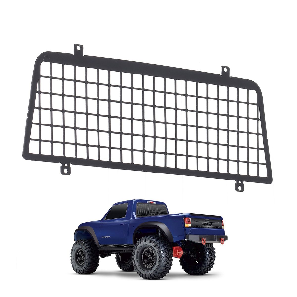 For 1/10 Traxxas TRX4 Crawler Window Protective Net Metal
