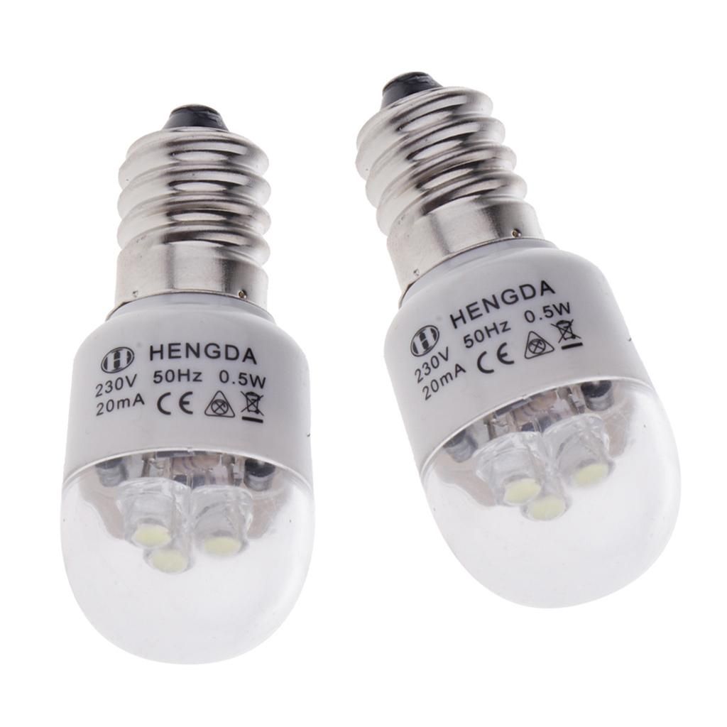 2 Pieces LED Light Bulbs 0.5W For Singer Butterfly