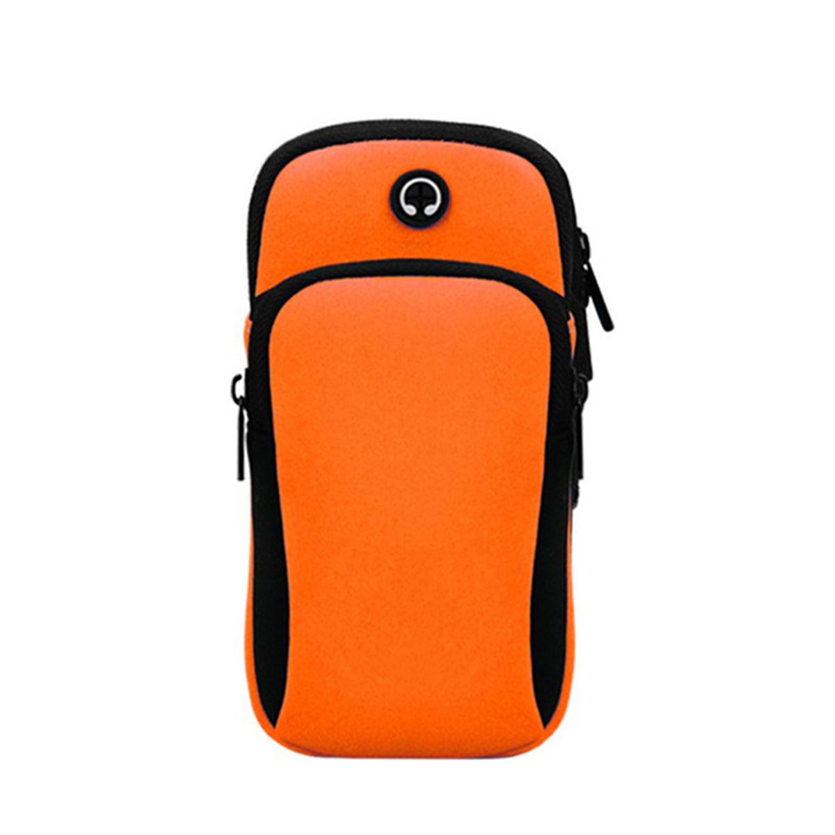 Multi-function Outdoor Running Phone Holder Arm Bag-Orange