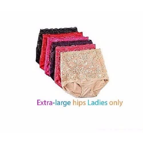 High Waist Butt-push Up Pant And Tummy Control Ladies - 6pcs