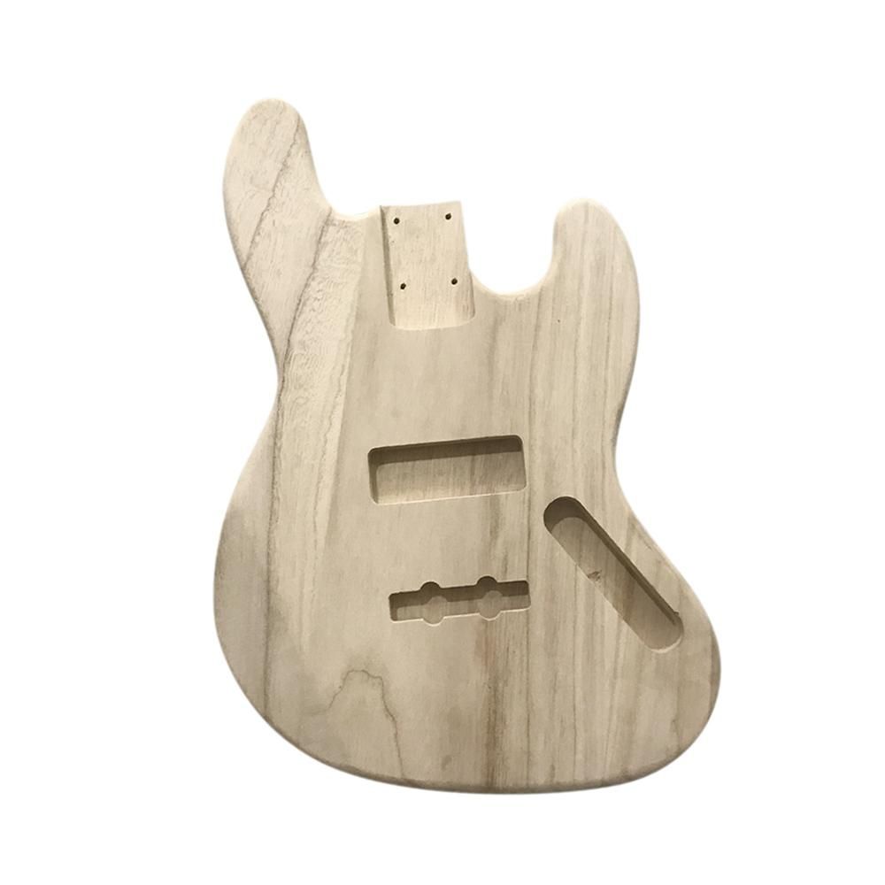 Polished Wood Type Electric Guitar Barrel DIY Electric Maple Guitar Barrel Body For JB Style Bass Guitar