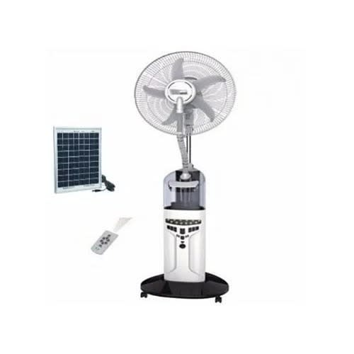 18" Rechargeable Water Mist Fan + 20 Watts Solar Panel