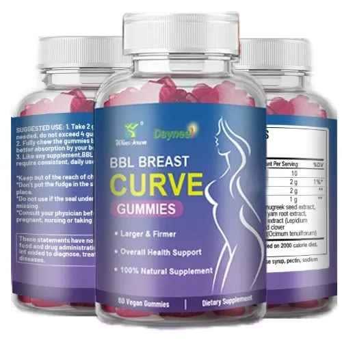 Bbl Breast Curve Gummies Glutathione & Collagen & Biotin - 60 caps