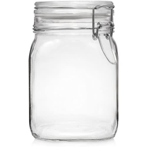 Swing Top Storage Packaging Glass Jar - 1 Litre