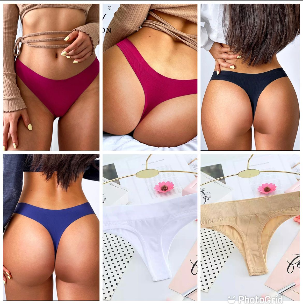 6pcs Ladies Sexy Thong