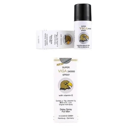 Super Viga 240000 Sex Delay Spray With Vitamin E - 35ml