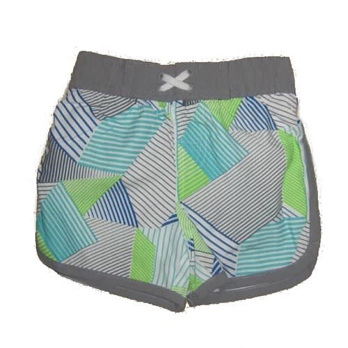 Patch Stripe Swimming Trunk Shorts For Toddler Boys