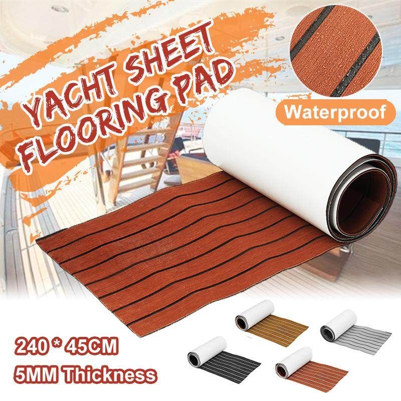 Marine Boat Flooring EVA Foam Yacht Teak Decking Sheet Carpet Floor Brown