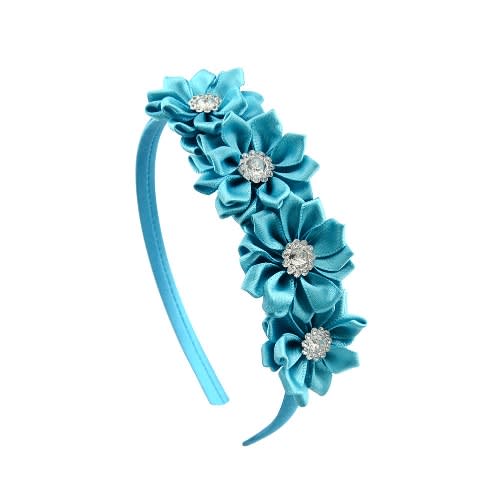 Studded Hair Band- Teal Green