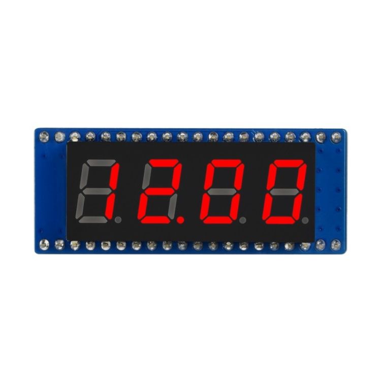 4-digit 8-segment Display Module For Raspberry Pi Pico