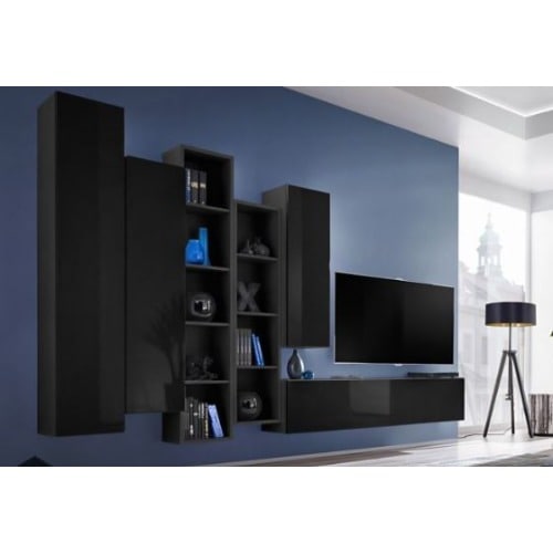 Boise V - Tv Entertainment Stand - Black