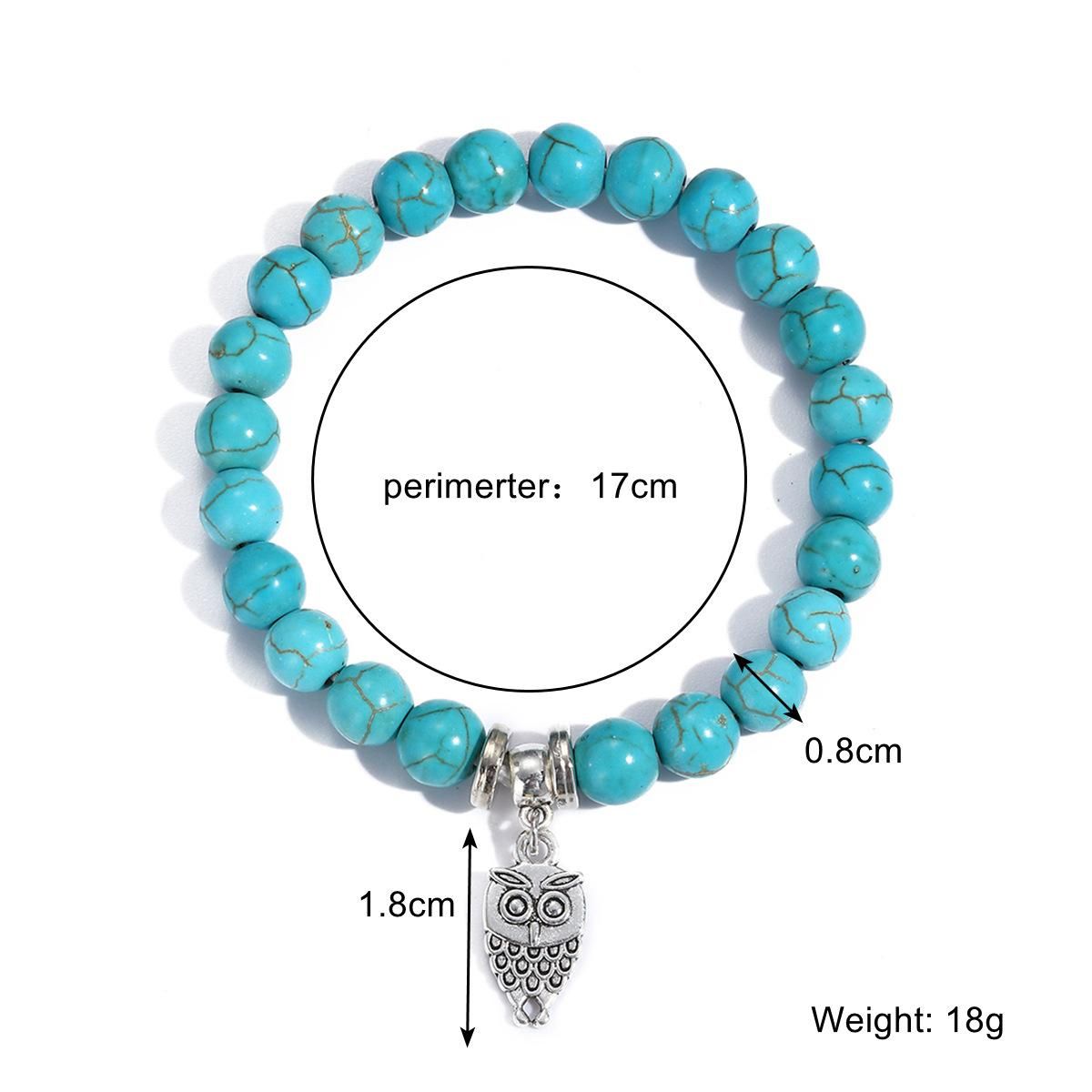 Beaded Bracelet Turquoise Bracelet S2208-2