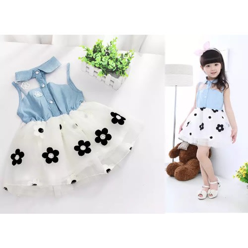 Sleeveless Collar Tutu Dress