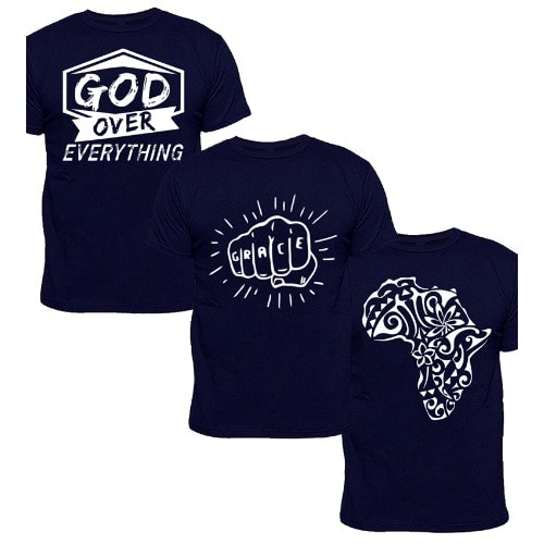 Top 3 Navy Blue Picks T-Shirt Bundle - Navy Blue