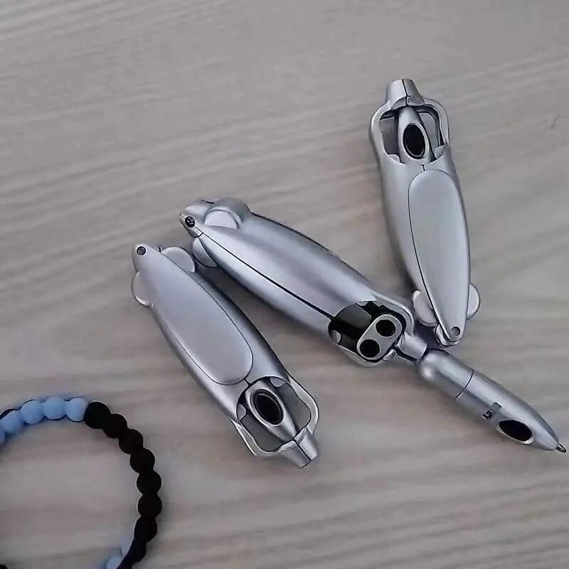 Decompression Bullet Mechanical Pencil Deformable Pen Squid Bullet Mechanical Pencil Technology Sense Cool Flying Claw Shape