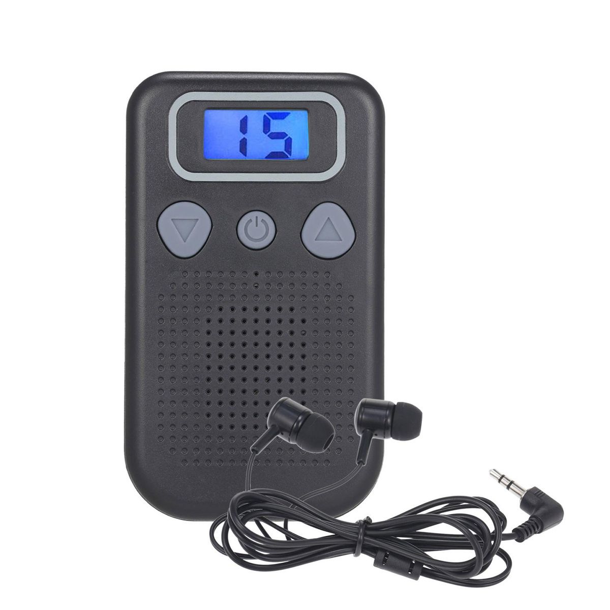 Hearing Aids Sound Amplifier Battery Powered In Ear Hearing Enhancement Device with Headset for Adults & Seniors