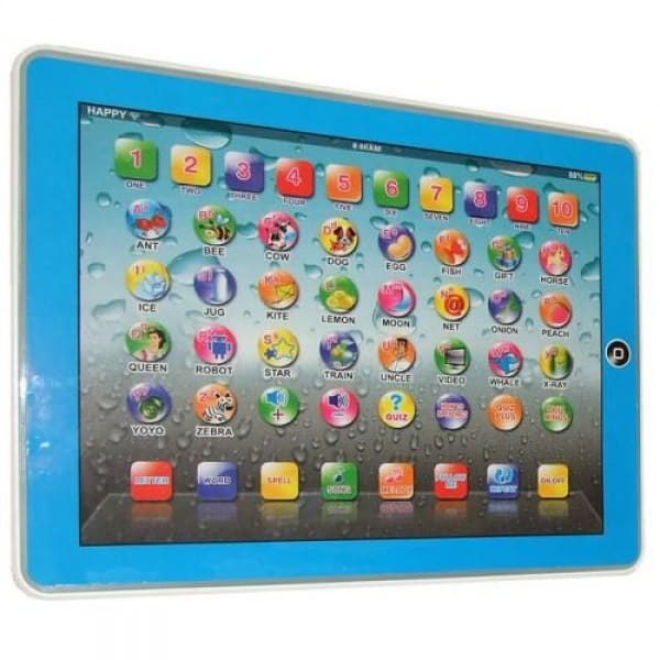 Kids Educational LED Light Touch Screen Pad - Blue