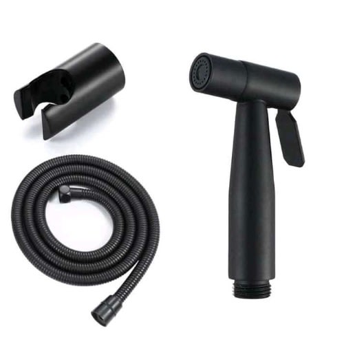 Black And Chrome Pressing Shower