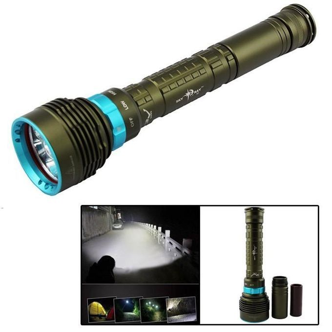 12000 LM Underwater Diving LED Flashlight LED Diver 7XT6 TorchLight For 3x18650 Or 26650 Battery Defensive Tactical Flashlight