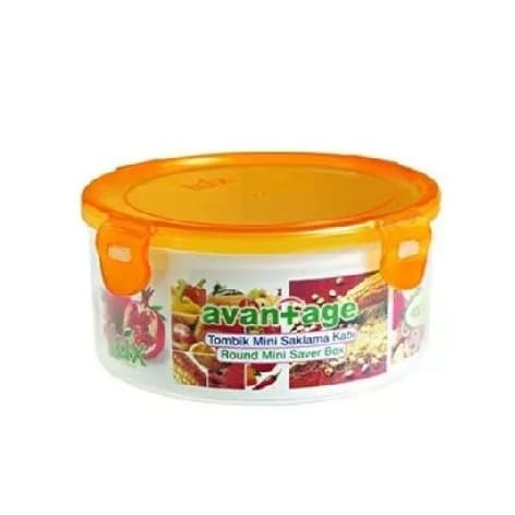 Round Mini Saver Box - 900ml + Free Milo Sachet