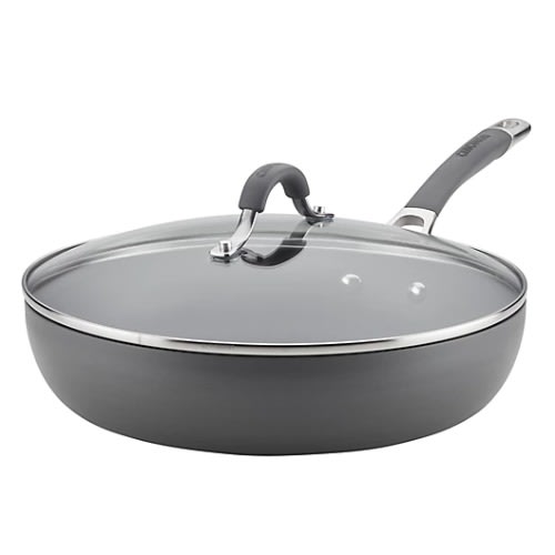 Circulon - Radiance 12" Hard Anodized Deep Skillet With Lid