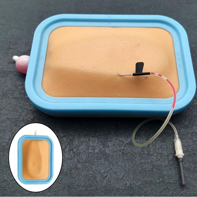 Practical Venipuncture Injection Silicone Training Pad Human Skin B