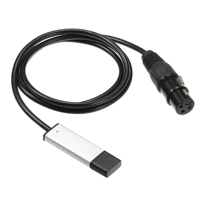 USB To DMX Interface Adapter Cable For Studio Computer PC Stage