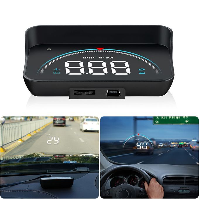 Car-Styling M8 Auto Hud Head Up Display Overspeed Warning Projector KM