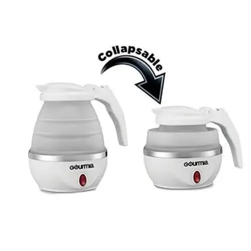 Gourmia Collapsible Silicone Foldable Electric Kettle