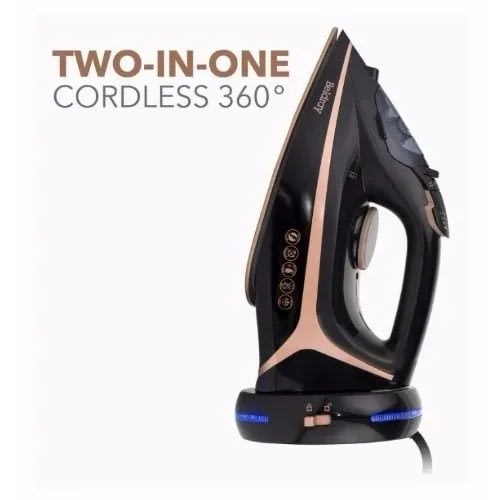 2-in-1 Cordless Steam Iron With Anti-drip & Anti-calc Function - 2600w