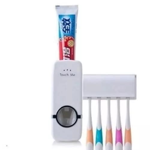 Toothpaste Dispenser & Brush Holder