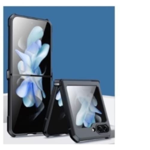 Transparent Hard Case For Samsung Galaxy Z Flip 6 5g - Black