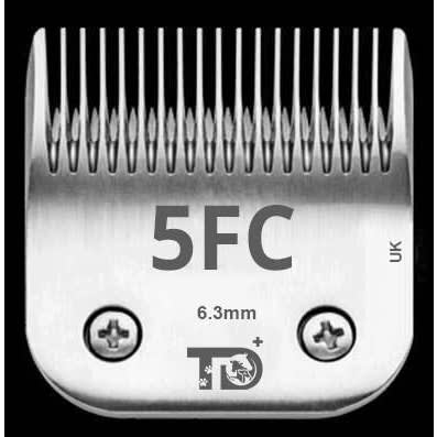 TD Pro Detachable Blade For Pets - Size 5FC  - 6.3mm