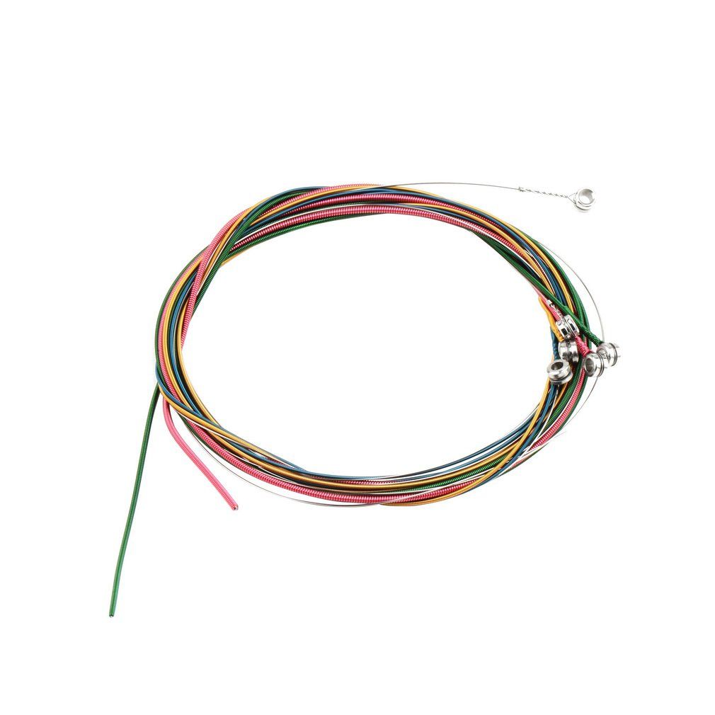Colorful 1-6 E B G D A Rainbow Strings Set For Acoustic Guitar