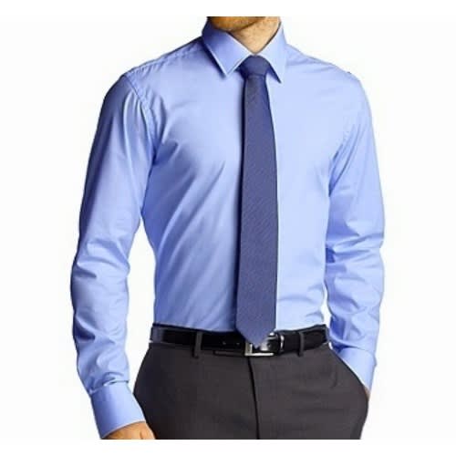 sky blue colour shirt matching tie
